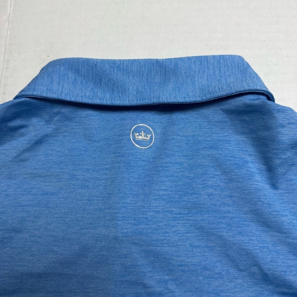 2 Peter Millar Polo Shirts Crown Crafted (Blue), Summer Comfort (Gray) Men's XL - Picture 9 of 9